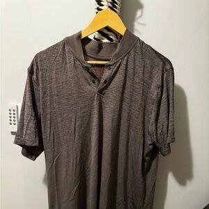 Lululemon Metal Vent Breath Polo — Graphite Gray / Lunar Rock